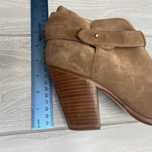 Rag & Bone Women's Tan The Harrow Suede Ankle Boots Size 9 Italian 39 - Picture 7 of 12